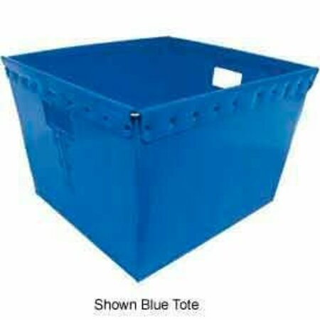 GLOBAL EQUIPMENT Corrugated Plastic Nestable Tote, 21x19x14, Green 1601-Gre-144